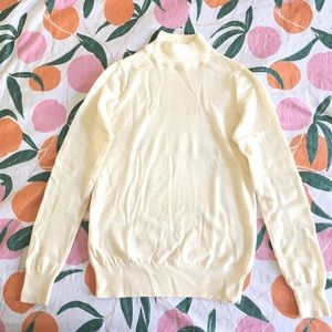 Muji NON-ITCHY JERSEY HIGH NECK SWEATER